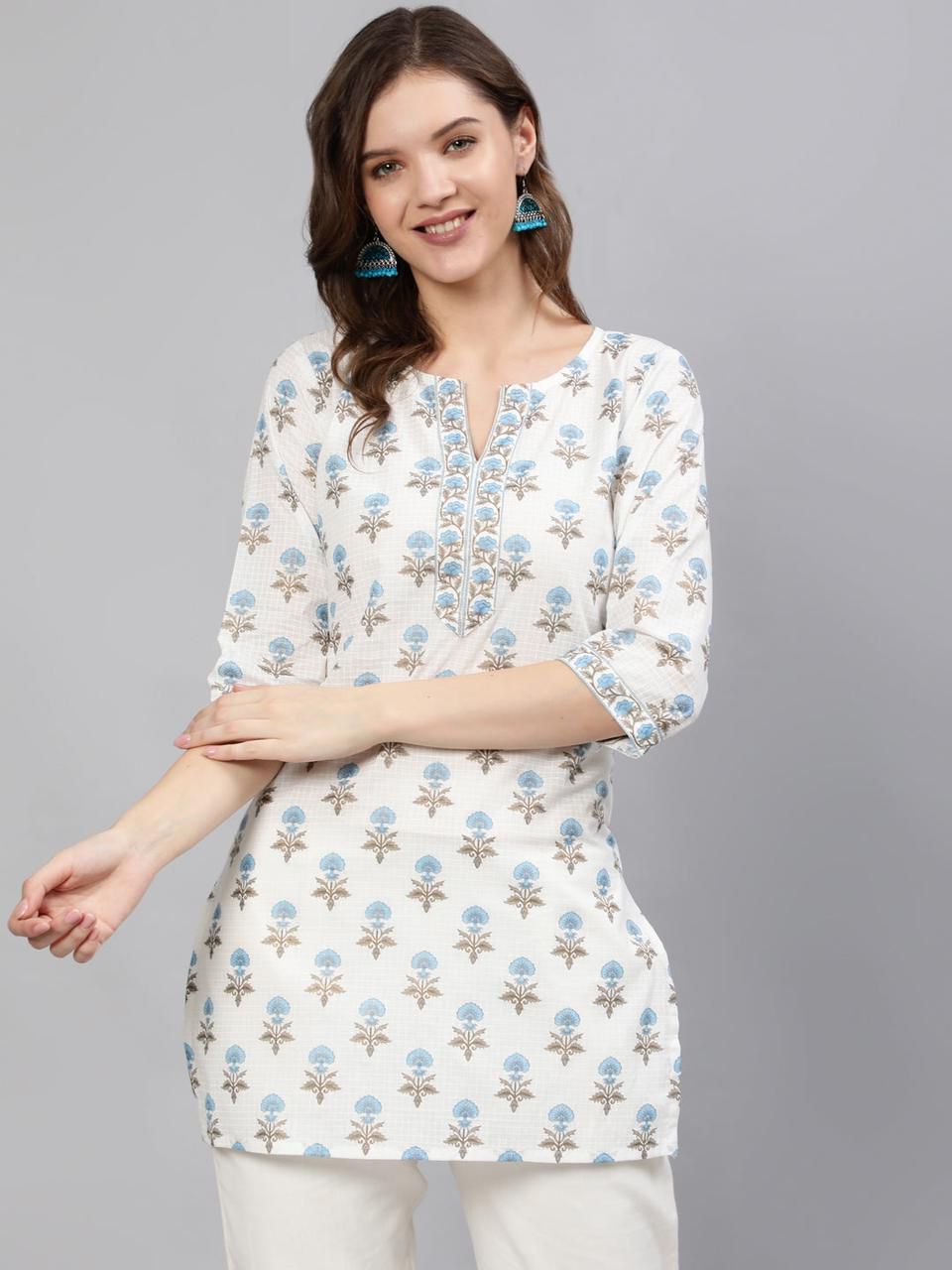 Blush 2.0 Summer Daily Wear Cotton Printed Ladies Top Wholesale Price In Surat